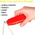 Hook Blade Utility Knife with 5 Utility Hook Blades, Shingle Cutter